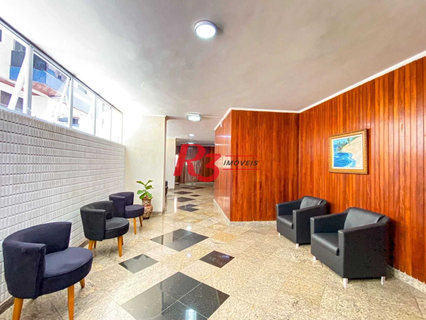 Apartamento 2 dormitórios, 2 suítes no bairro Boqueirão, Santos-SP.