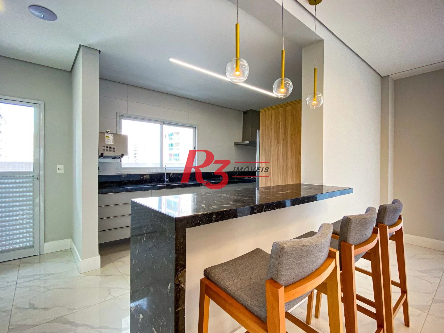 Apartamento com 2 dormitórios à venda, 86 m² por R$ 1.400.000,00 - Boqueirão - Santos/SP