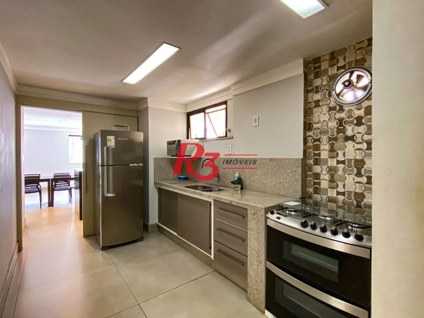 Apartamento com 2 dormitórios para alugar, 192 m² por R$ 24.674,70/mês - Aparecida - Santos/SP