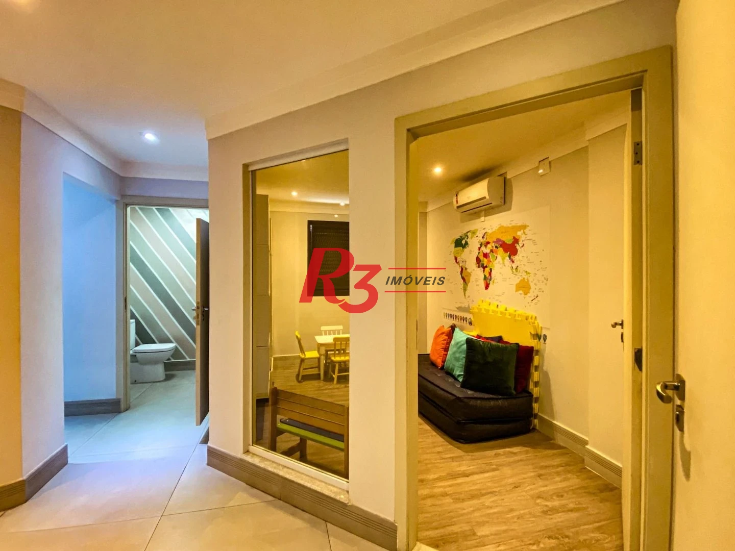 Apartamento com 2 dormitórios para alugar, 192 m² por R$ 24.674,70/mês - Aparecida - Santos/SP