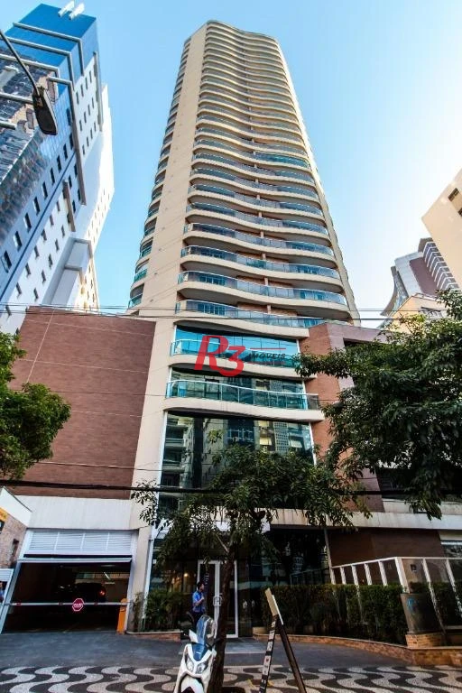 Apartamento com 1 dormitório para alugar, 45 m² por R$ 5.700,00/mês - Gonzaga - Santos/SP