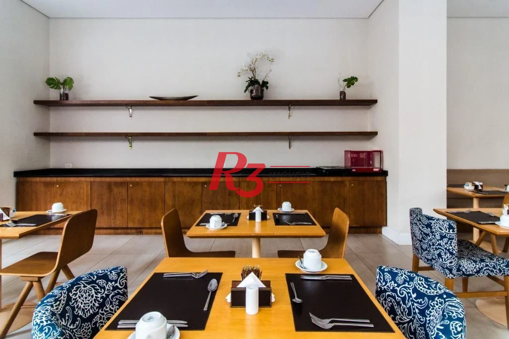 Apartamento com 1 dormitório para alugar, 45 m² por R$ 5.700,00/mês - Gonzaga - Santos/SP