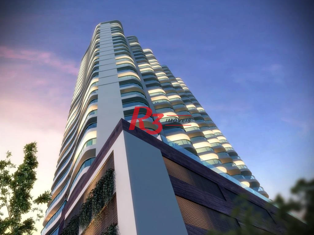 Apartamento com 1 dormitório para alugar, 45 m² por R$ 5.700,00/mês - Gonzaga - Santos/SP