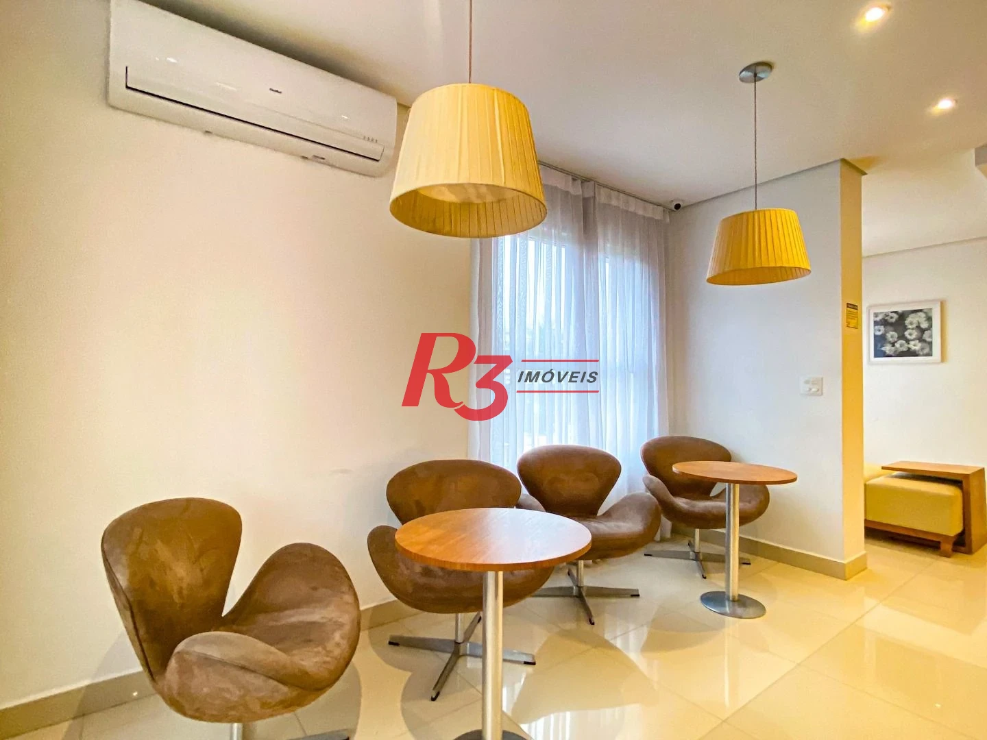 Apartamento com 1 dormitório para alugar, 48 m² por R$ 5.000,00/mês - Ponta da Praia - Santos/SP