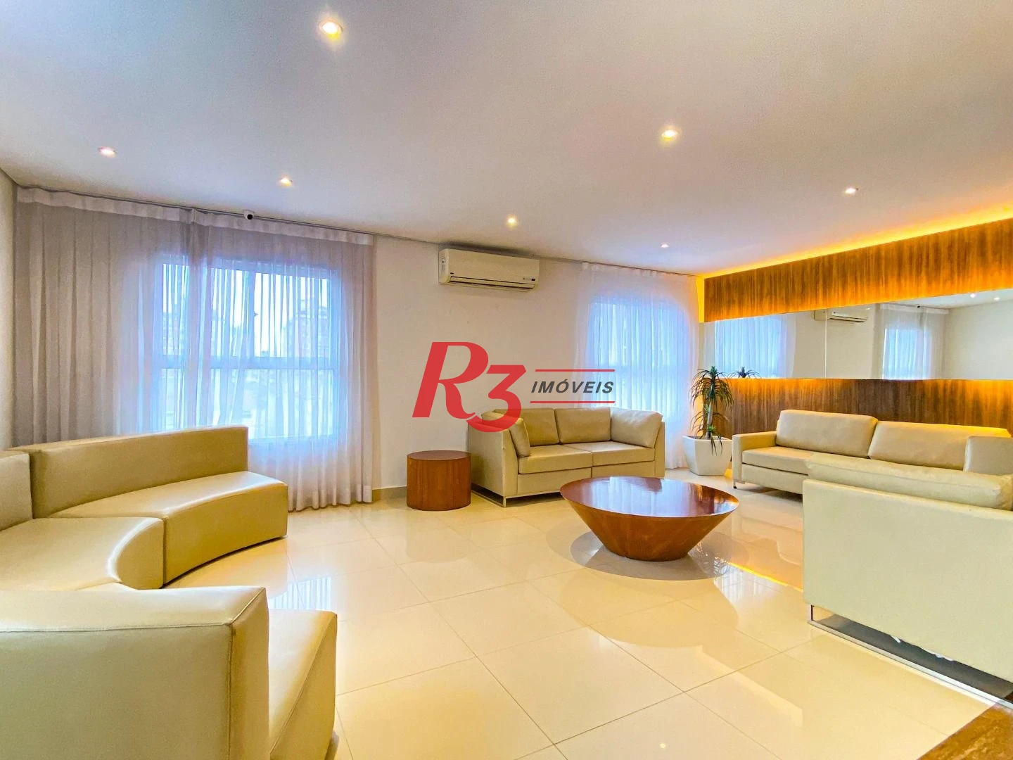 Apartamento com 1 dormitório para alugar, 48 m² por R$ 5.000,00/mês - Ponta da Praia - Santos/SP