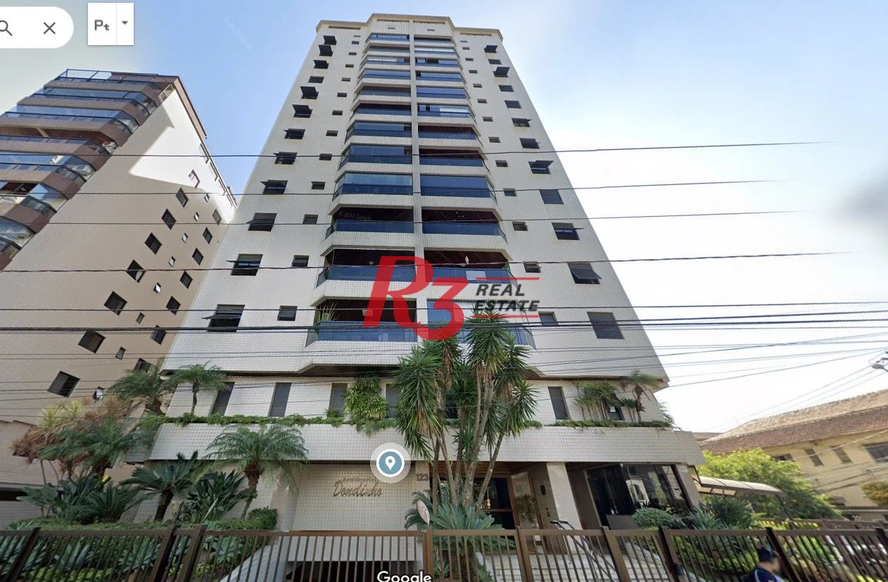 Apartamento com 3 dormitórios à venda, 166 m² por R$ 1.660.000,00 - Aparecida - Santos/SP